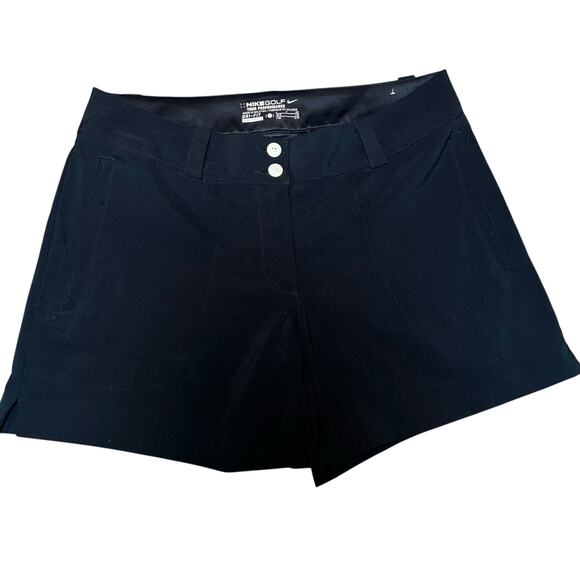 Nike Golf Tour Performance Dri Fit women's golf  black shorts sz 4 modern rise - Picture 1 of 8